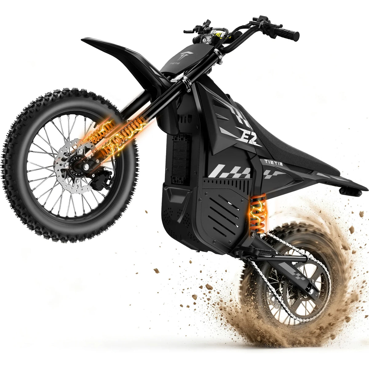 URLIFE E2 Electric Bike With Removable Battery And Front Suspension