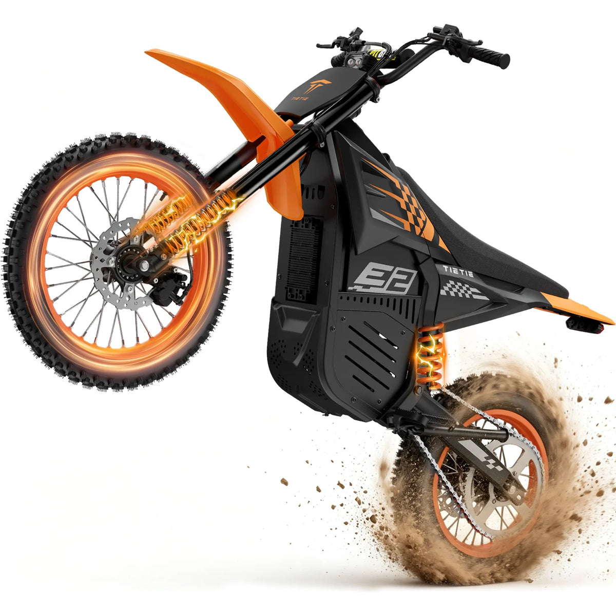 URLIFE E2 Electric Bike With Removable Battery And Front Suspension