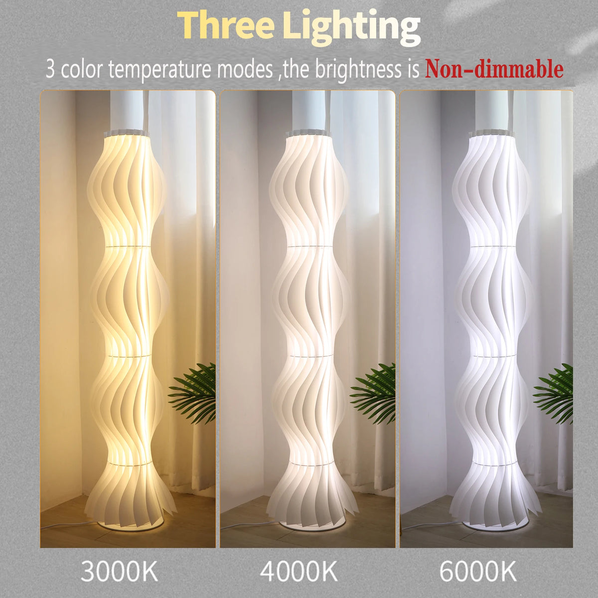 LUVODI Modern Dimmable LED Floor Lamp For Home Decor