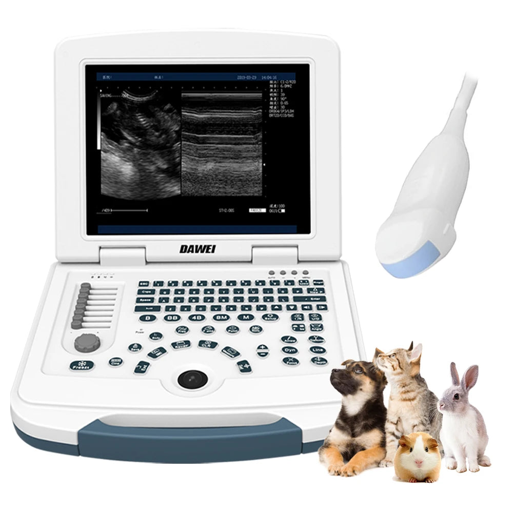DAWEI Portable Veterinary Ultrasound Scanner For Dogs And Cats