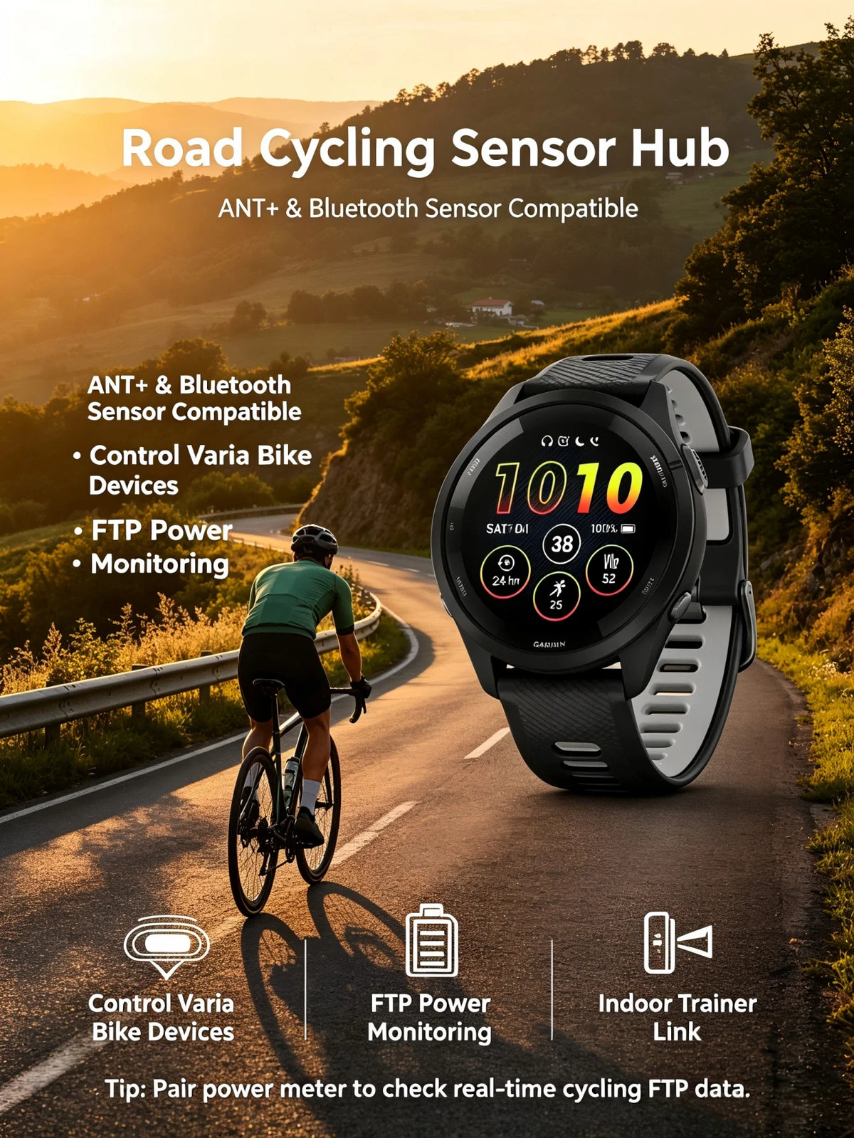 Garmin Forerunner 265 GPS Smartwatch With Health And Fitness Tracking