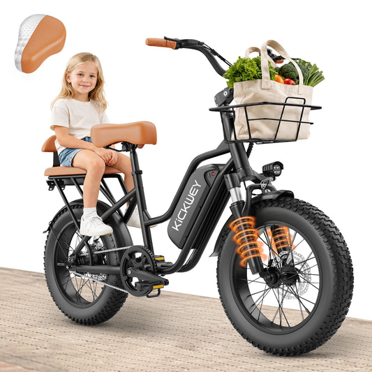 Kickwey LD20 1500W Electric Fat Tire Mountain Bike