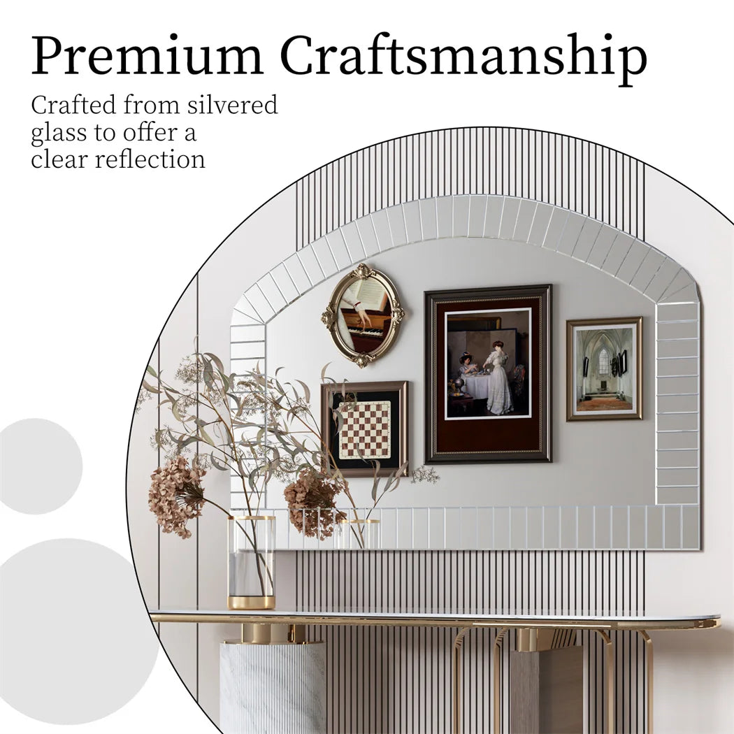 LUVODI Grecian Venetian Style Decorative Wall Mirror