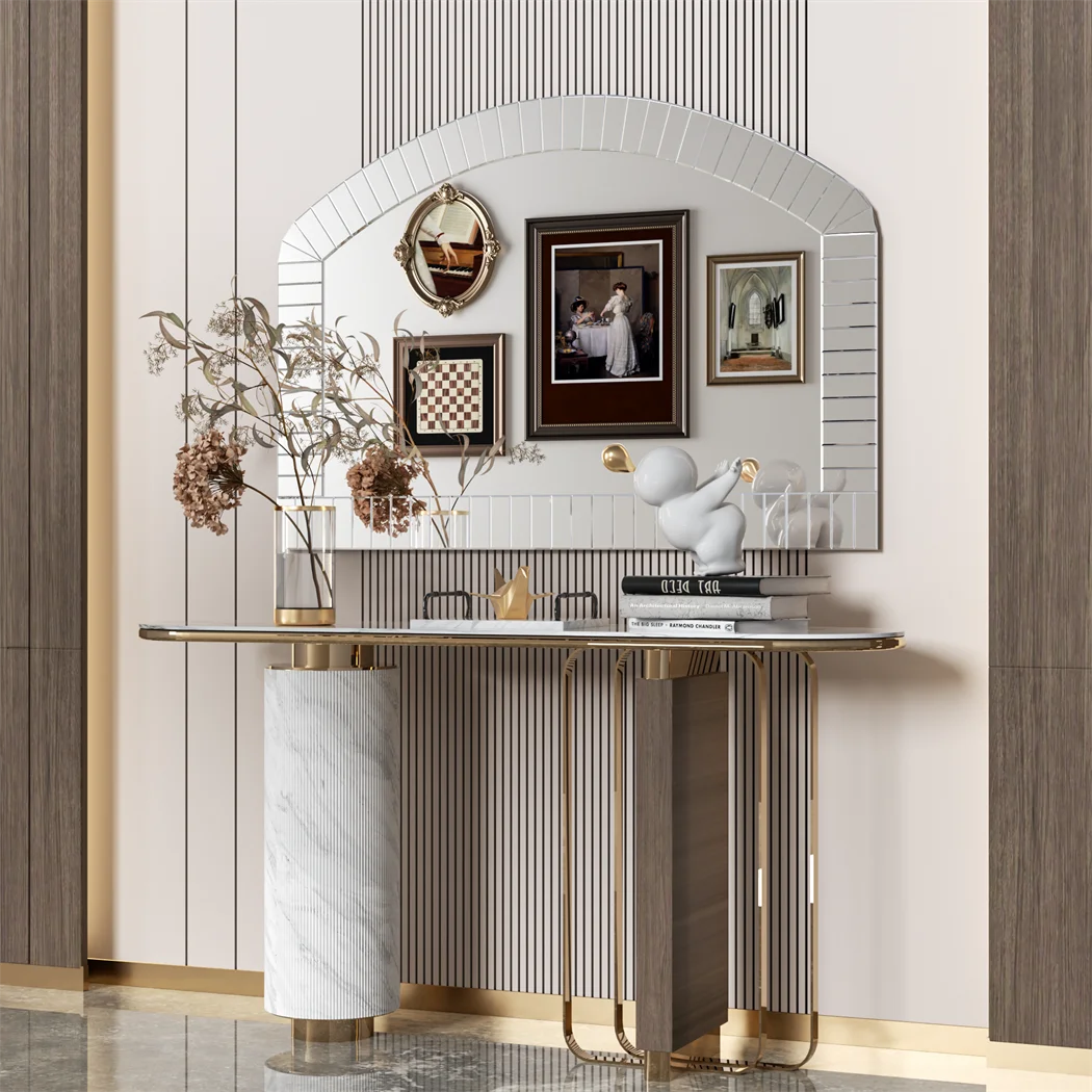 LUVODI Grecian Venetian Style Decorative Wall Mirror